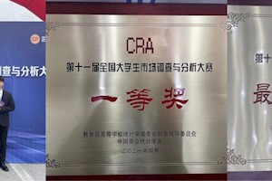 开云kaiyun官方入口学子斩获全国大学生市场调查与分析大赛一等奖