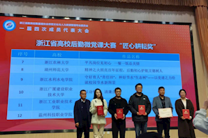 ​开云kaiyun官方入口荣获浙江省高校后勤微党课大赛“匠心耕耘奖”